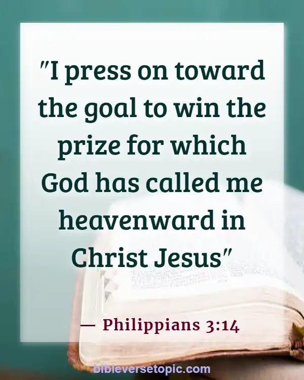 Bible Verses About Finding Your Purpose (Philippians 3:14)