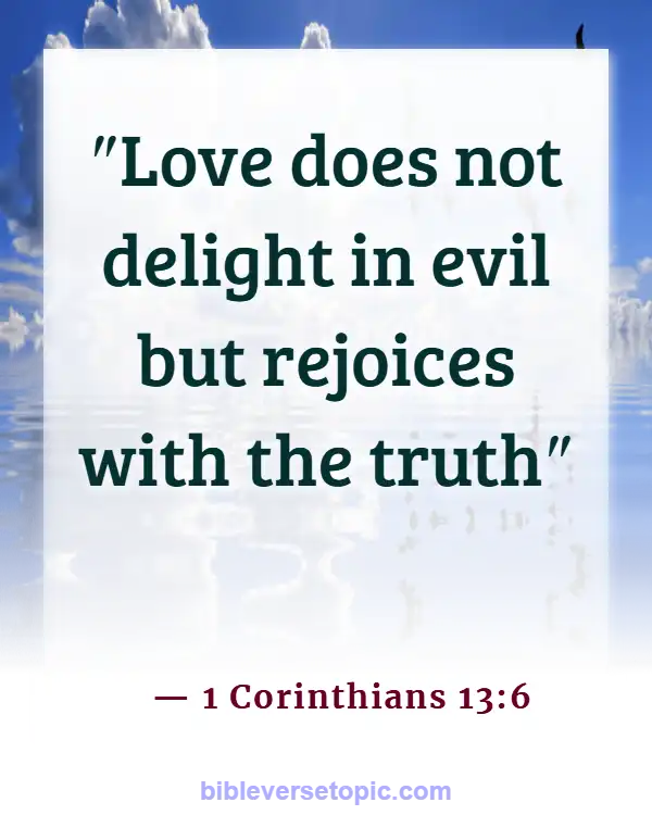 Betrayal Bible Verses About Backstabbing (1 Corinthians 13:6)