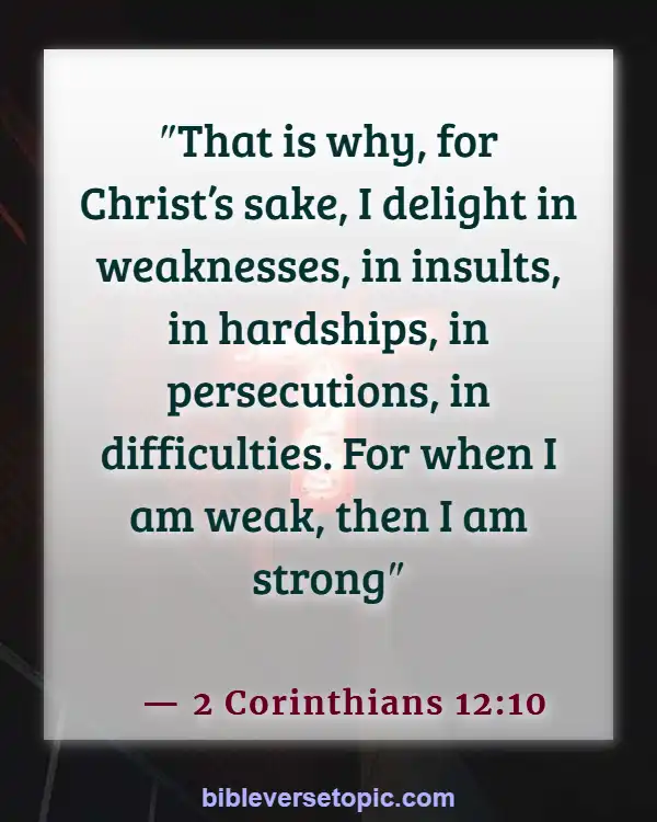 Bible Verses About The Devil Stealing Your Joy (2 Corinthians 12:10)