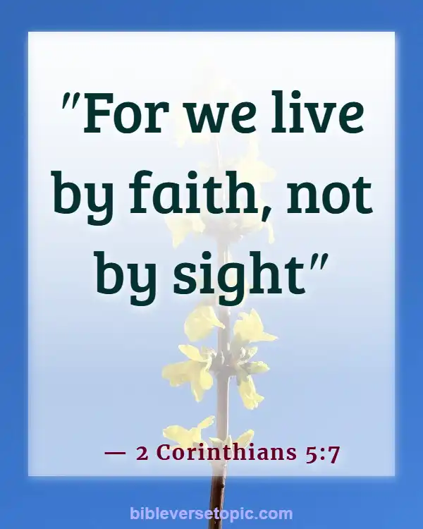 Favorite Bible Verses For Women (2 Corinthians 5:7)