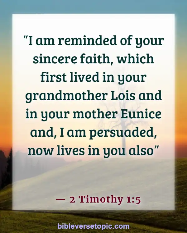 Bible Verses About Hard Working Woman (2 Timothy 1:5)