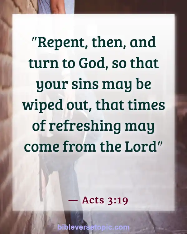Bible Verses About Bad Behavior (Acts 3:19)