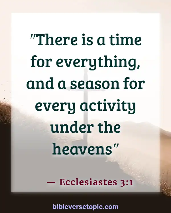 Bible Verses About Missing Someone You Love (Ecclesiastes 3:1)