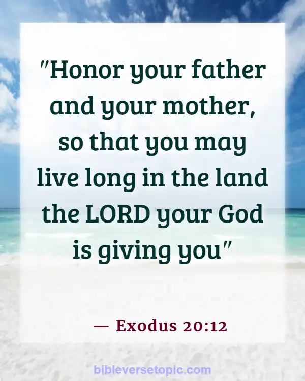 Bible Verses About Hard Working Woman (Exodus 20:12)