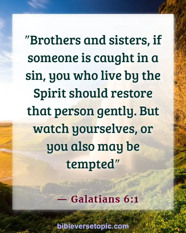 Betrayal Bible Verses About Backstabbing (Galatians 6:1)