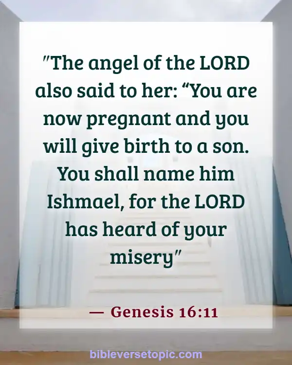 Bible Verses About Life Beginning At Conception (Genesis 16:11)