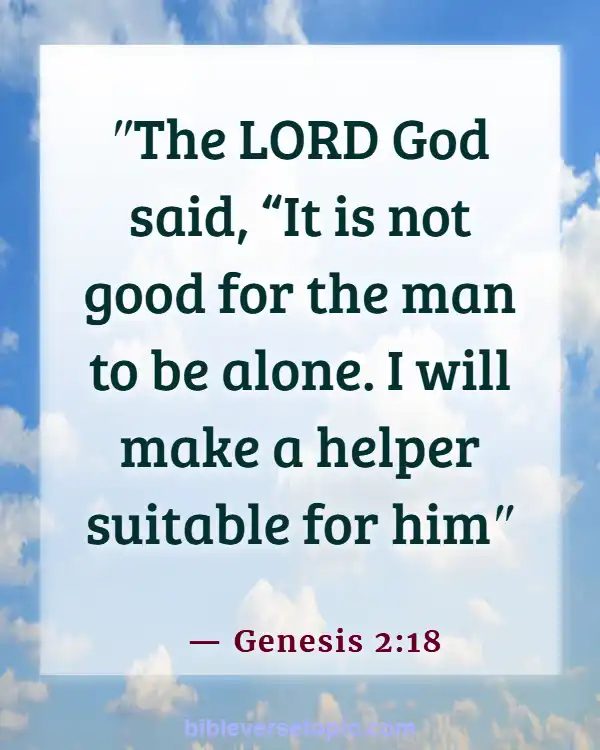 Bible Verses About Hard Working Woman (Genesis 2:18)