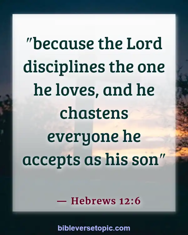 Bible Verses About The Wicked Being Punished (Hebrews 12:6)