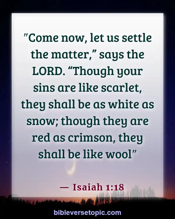 Consequences Of Sleeping With Another Man's Wife Bible Verse (Isaiah 1:18)