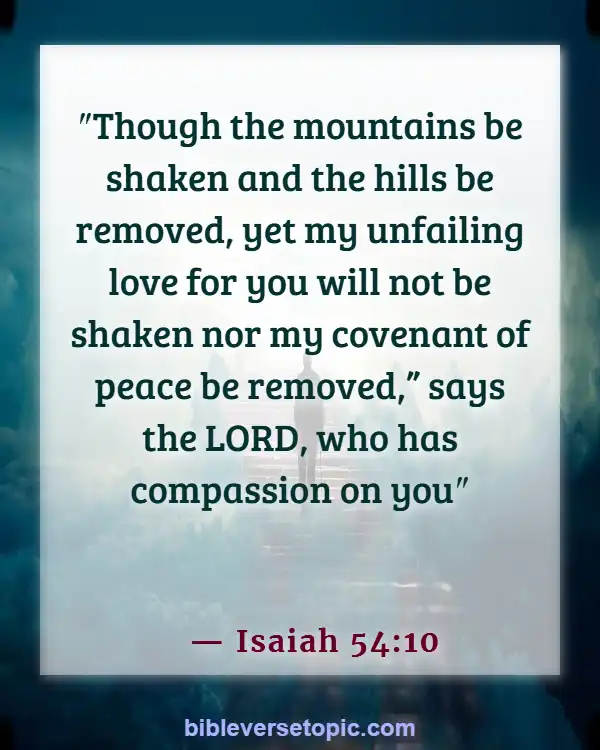 Bible Verses About God’s Love Never Failing (Isaiah 54:10)