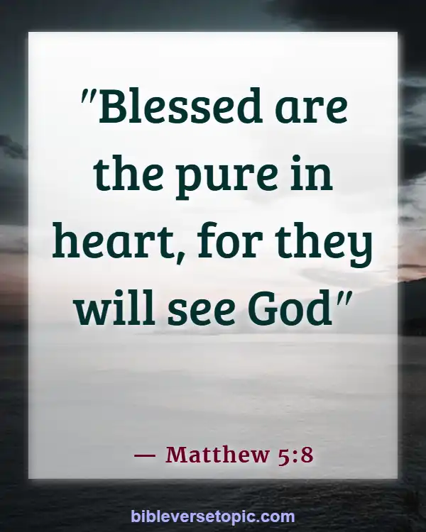 Bible Verses About The Heart Of A Woman (Matthew 5:8)