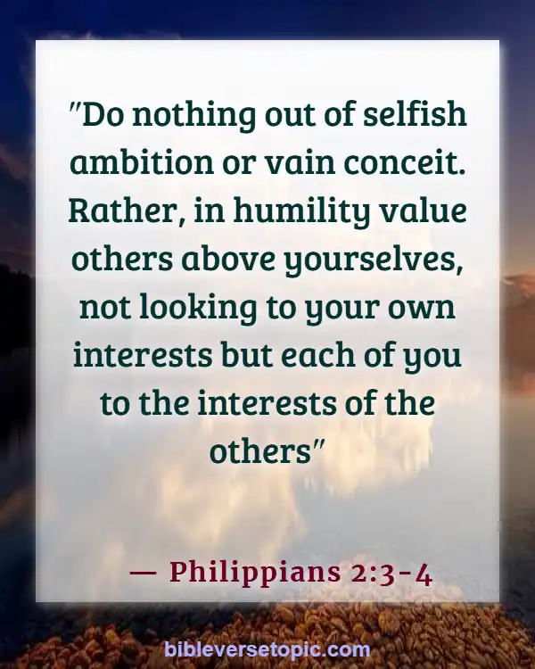 Bible Verses About Leading Others To God (Philippians 2:3-4)