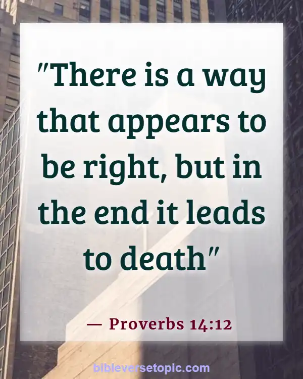 Bible Verses About The Wicked Being Punished (Proverbs 14:12)