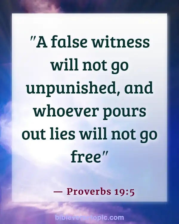 Betrayal Bible Verses About Backstabbing (Proverbs 19:5)