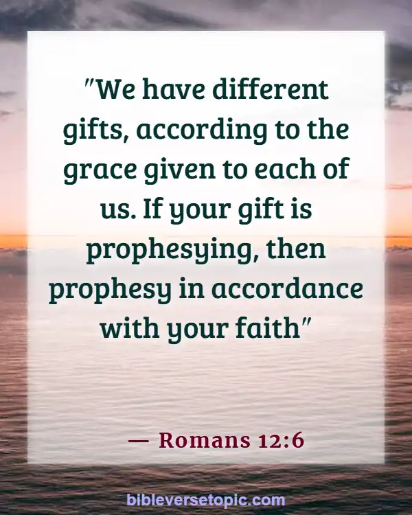 Bible Verses About Hard Working Woman (Romans 12:6)