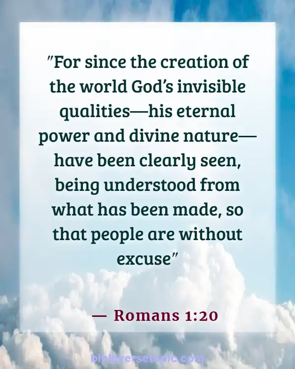Bible Verses About God’s Beautiful Creation (Romans 1:20)